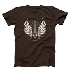 Winged Guitar Graphic Unisex T-Shirt