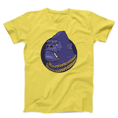 Street Style Gorilla Gold Chain Unisex T-Shirt