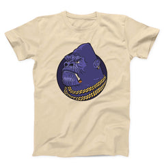Street Style Gorilla Gold Chain Unisex T-Shirt