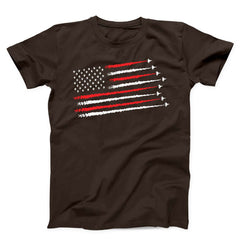 American Airplane Flag Unisex