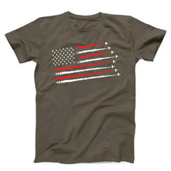 American Airplane Flag Unisex