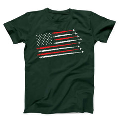 American Airplane Flag Unisex