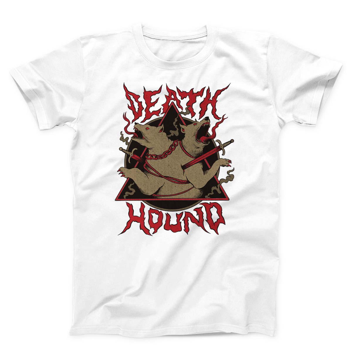 Two Head dog Hell Creature Unisex T-Shirt