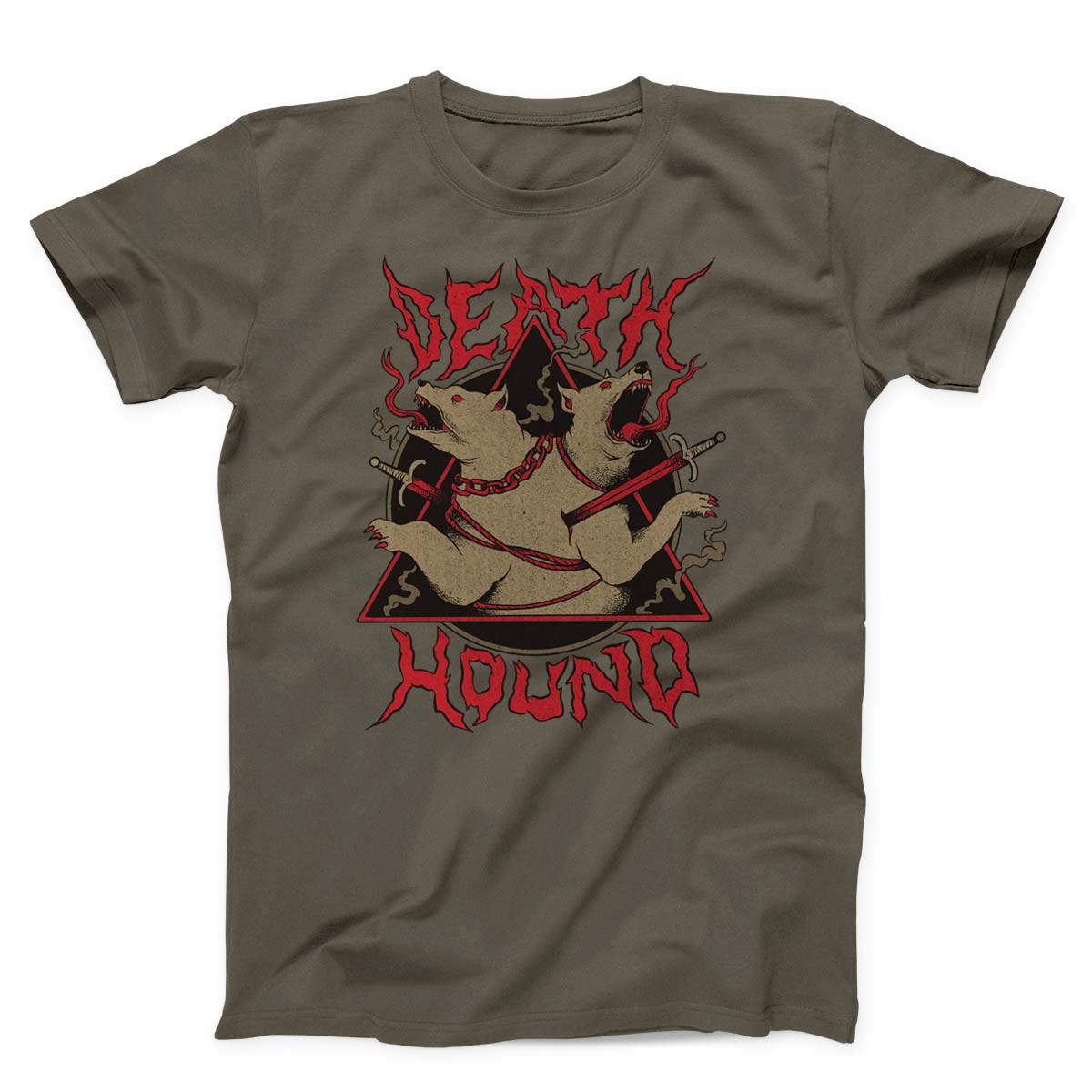 Two Head dog Hell Creature Unisex T-Shirt