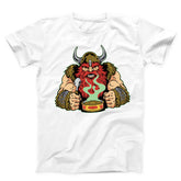 Redhead Viking Warrior Eating Unisex T-Shirt