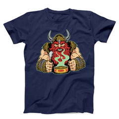Redhead Viking Warrior Eating Unisex T-Shirt