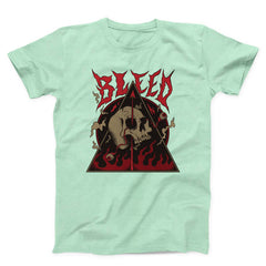 Skeleton In Hell Satanic Unisex T-Shirt