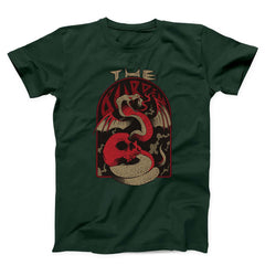 Snake And Skull Hell Creature Unisex T-Shirt