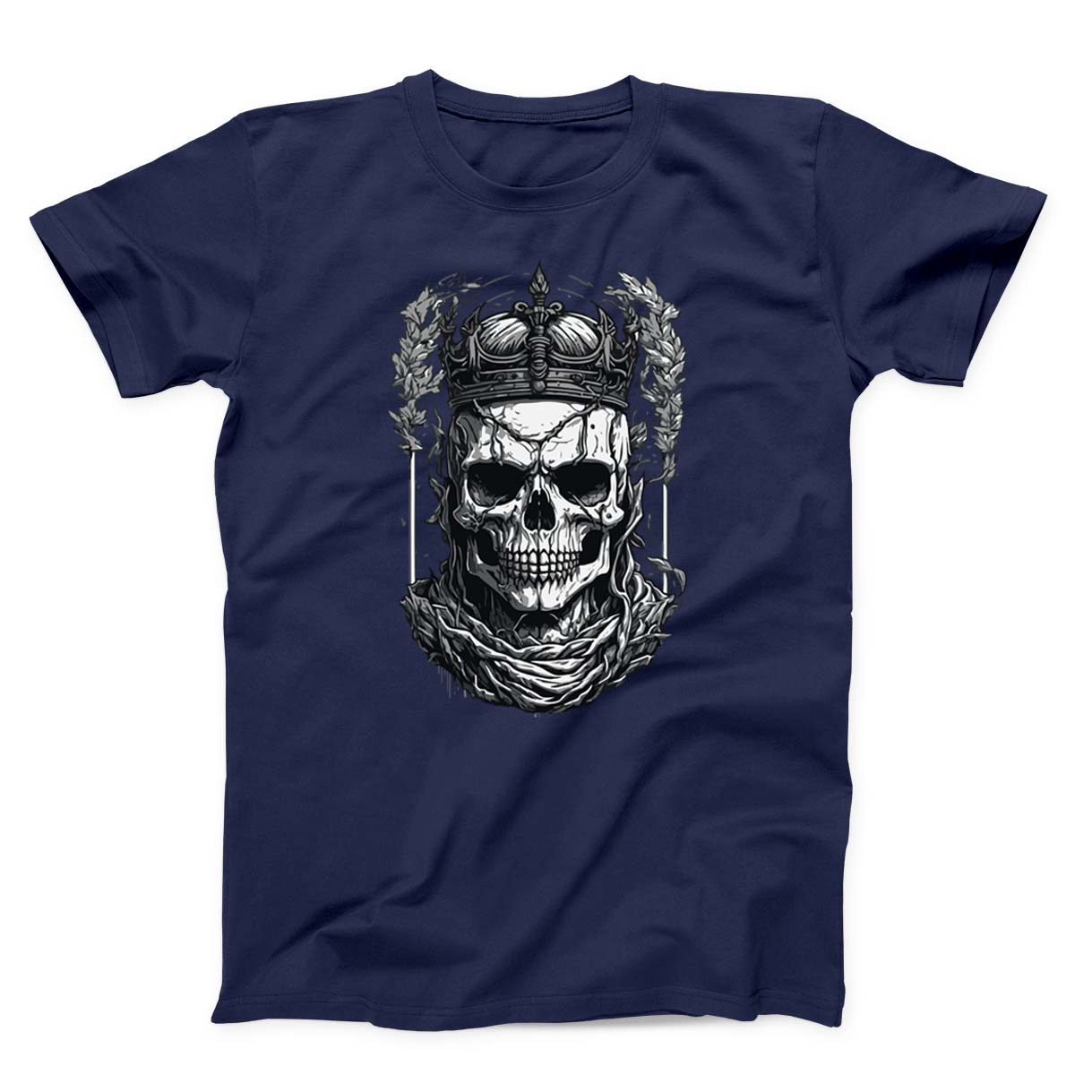 Intricate Crowned Skull Unisex T-shirt