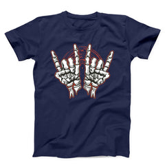 Skeleton Hands Rock and Roll Unisex T-shirt