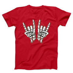 Skeleton Hands Rock and Roll Unisex T-shirt