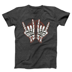 Skeleton Hands Rock and Roll Unisex T-shirt