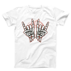 Skeleton Hands Rock and Roll Unisex T-shirt