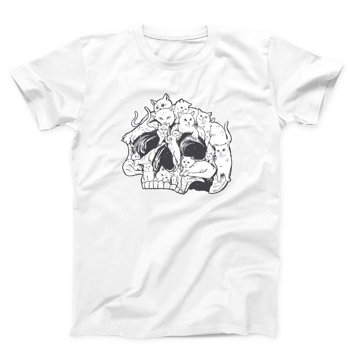 Cats Skull Unisex T-shirt