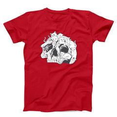 Cats Skull Unisex T-shirt