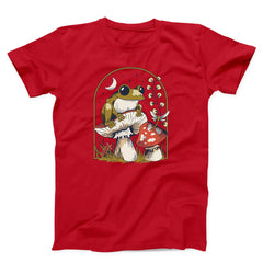 Frog On Muhsroom Unisex T-shirt