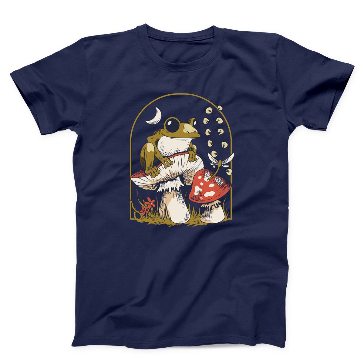 Frog On Muhsroom Unisex T-shirt