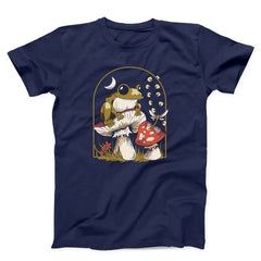 Frog On Muhsroom Unisex T-shirt