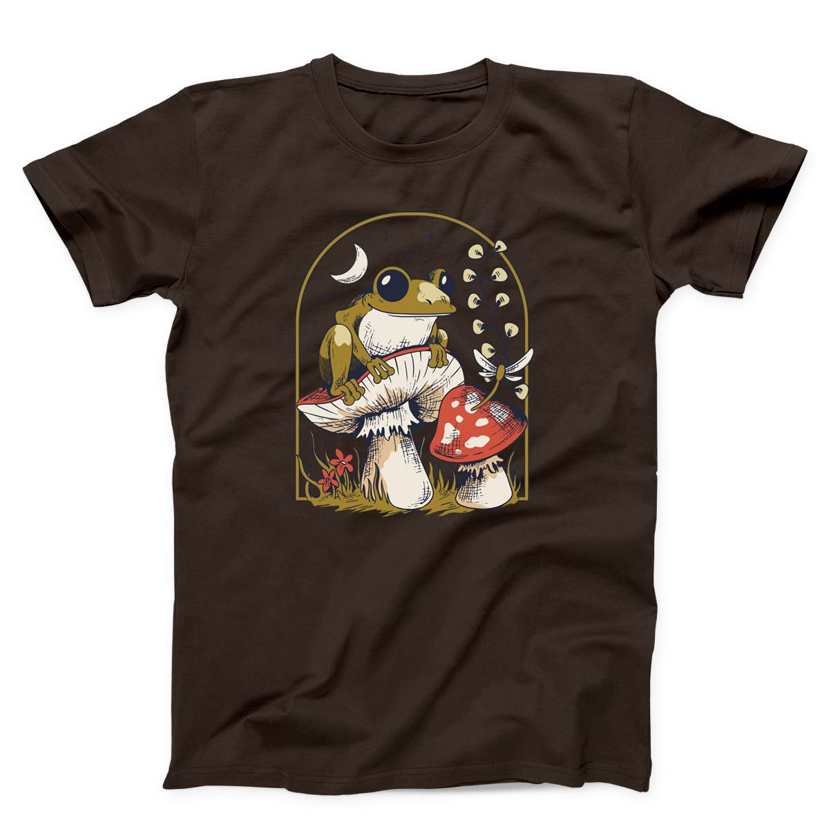 Frog On Muhsroom Unisex T-shirt