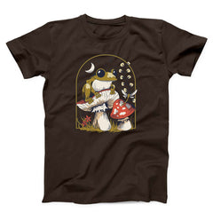 Frog On Muhsroom Unisex T-shirt