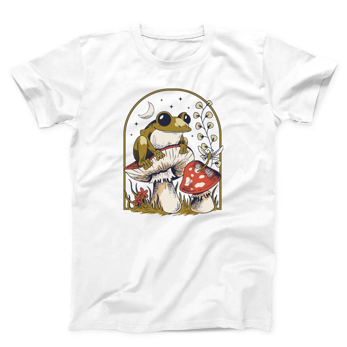 Frog On Muhsroom Unisex T-shirt