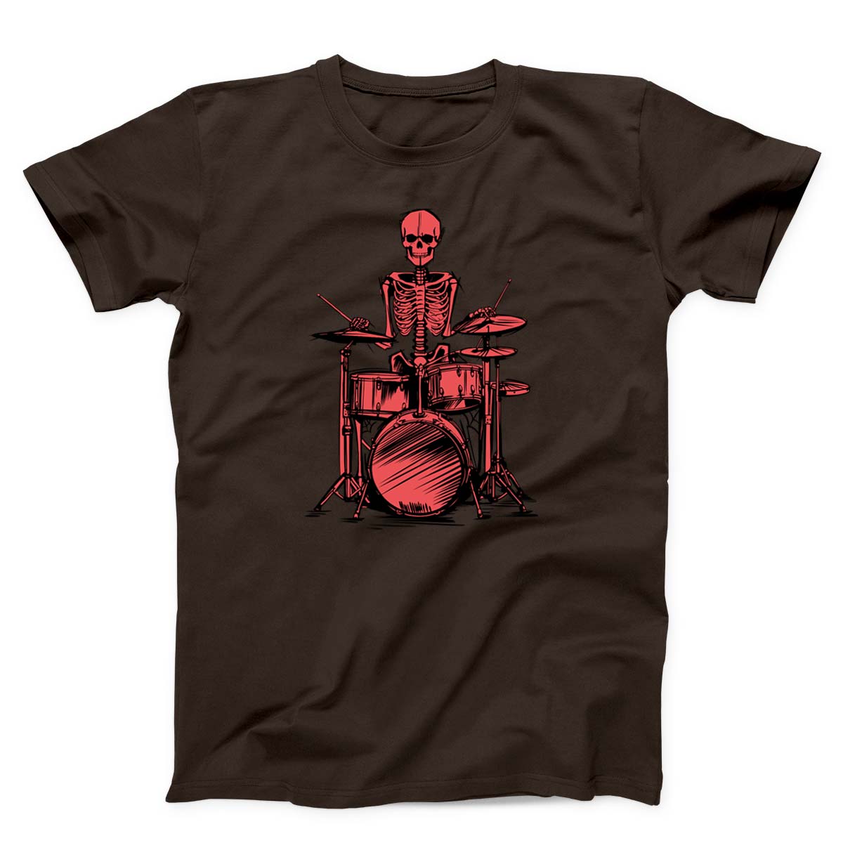 Rock And Roll Skeleton Drummer Unisex T-Shirt