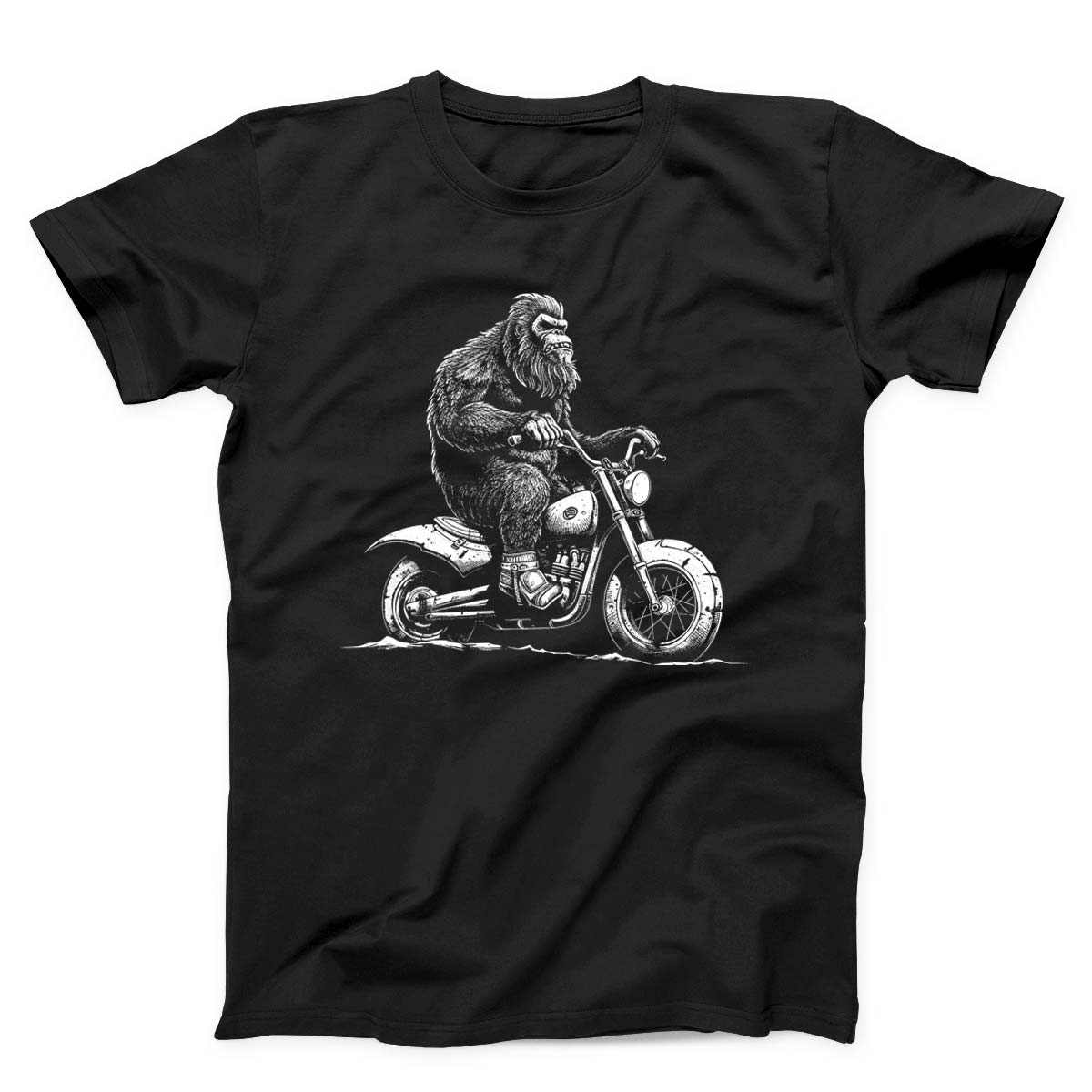 Sasquatch Biker Unisex T-Shirt