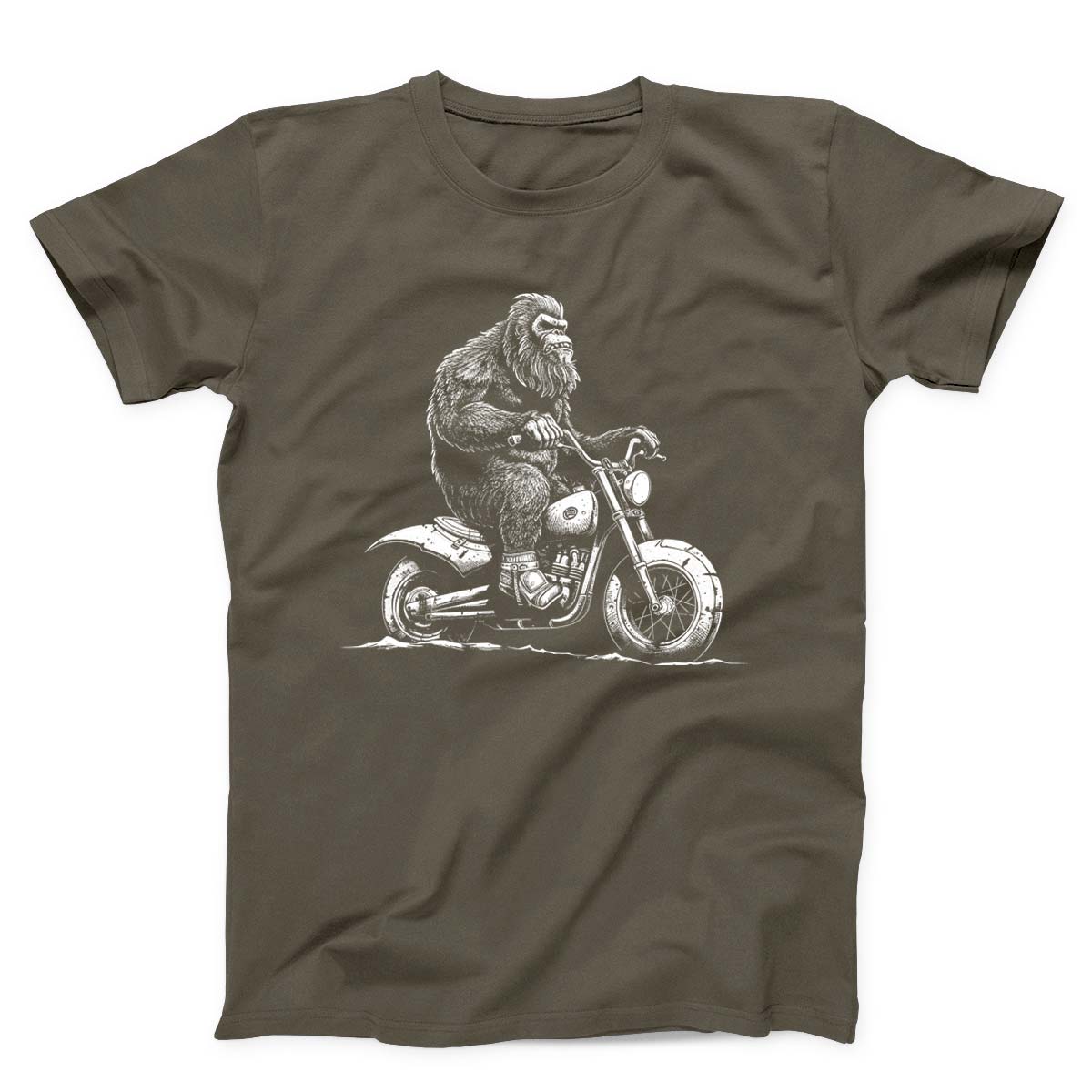Sasquatch Biker Unisex T-Shirt