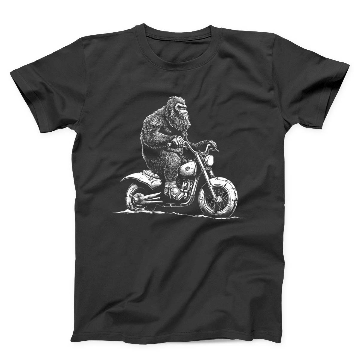 Sasquatch Biker Unisex T-Shirt