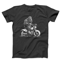 Sasquatch Biker Unisex T-Shirt
