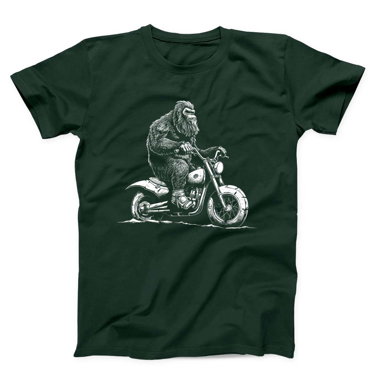 Sasquatch Biker Unisex T-Shirt
