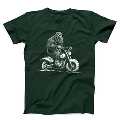 Sasquatch Biker Unisex T-Shirt