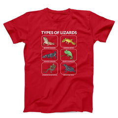 Types Of Lizards Unisex T-Shirt