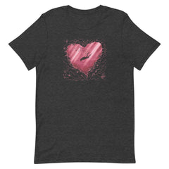 Scuba Diving Ocean Heart Unisex T-shirt