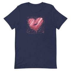 Scuba Diving Ocean Heart Unisex T-shirt