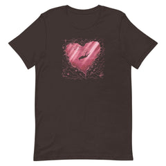 Scuba Diving Ocean Heart Unisex T-shirt