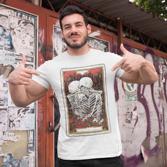 Skeleton Hug Tarot Unisex T-Shirt