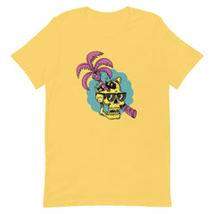 Skull And Palm Tree Summer Unisex T-shirt