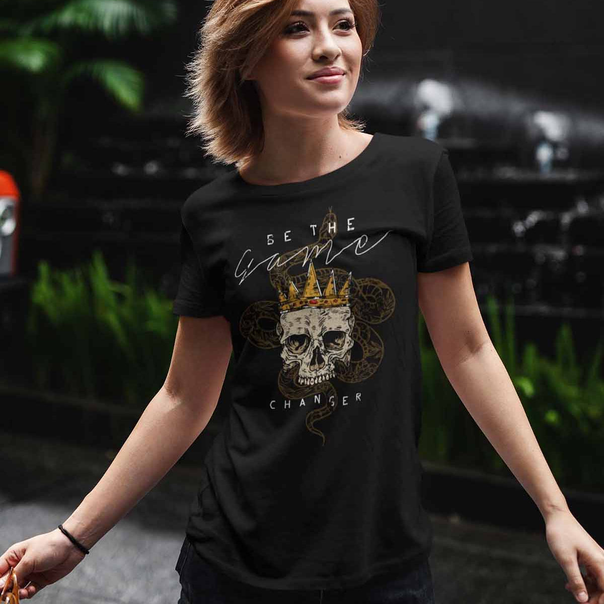 Skull Crown Game Changer Unisex T-shirt