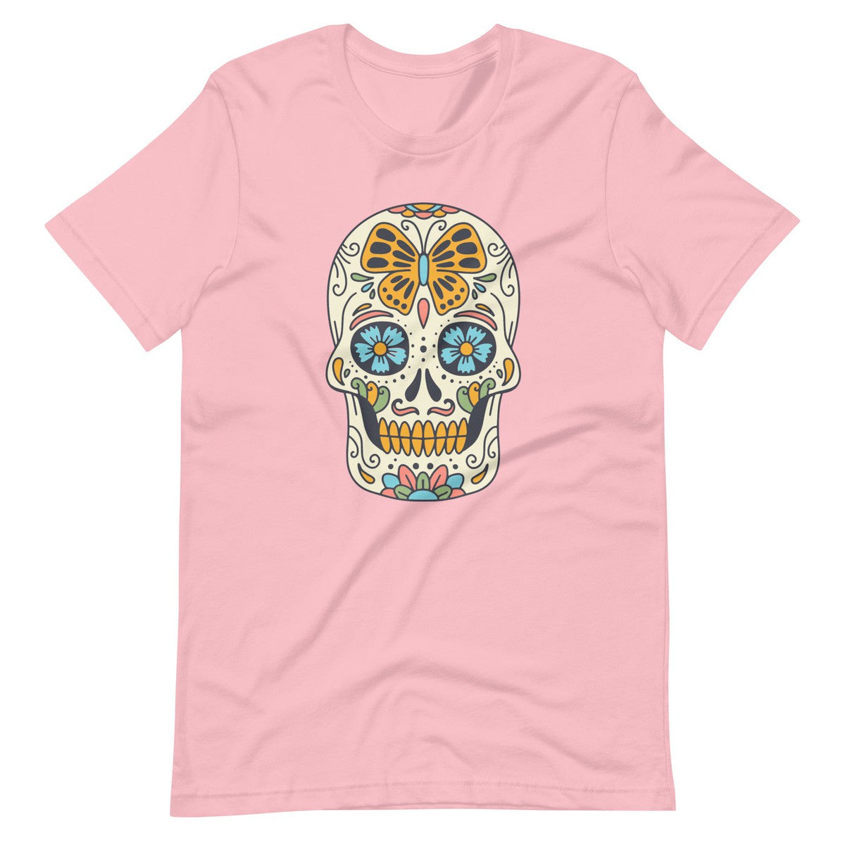 Sugar Skull Butterfly Unisex T-Shirt