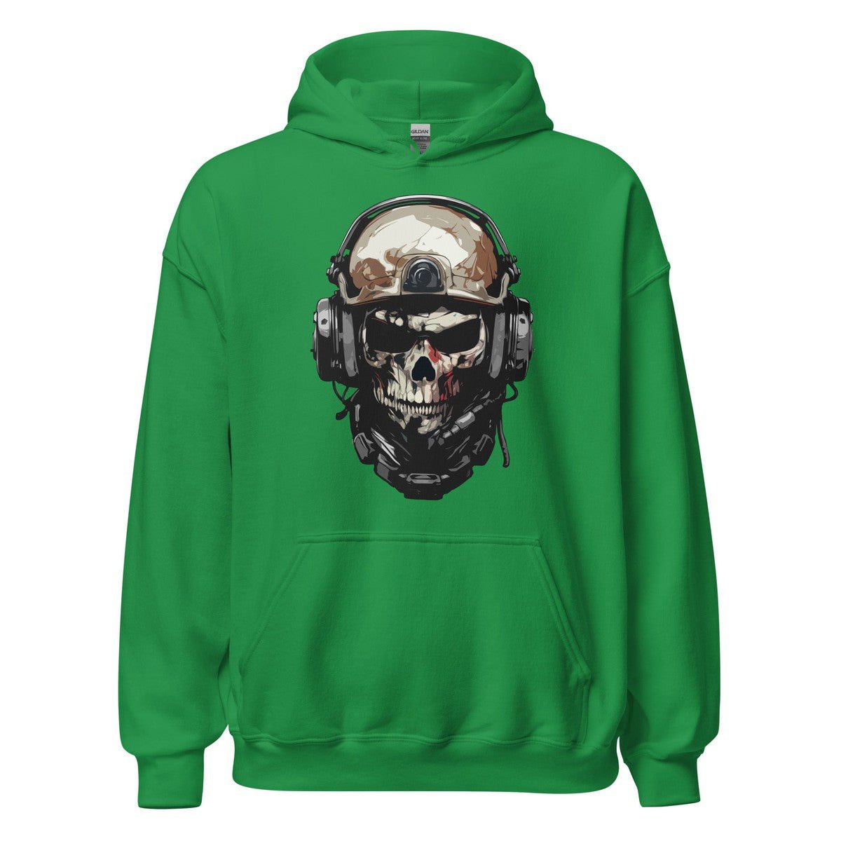 Skull Soldier Military Helmet Unisex Hoodie