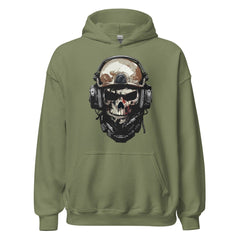 Skull Soldier Military Helmet Unisex Hoodie