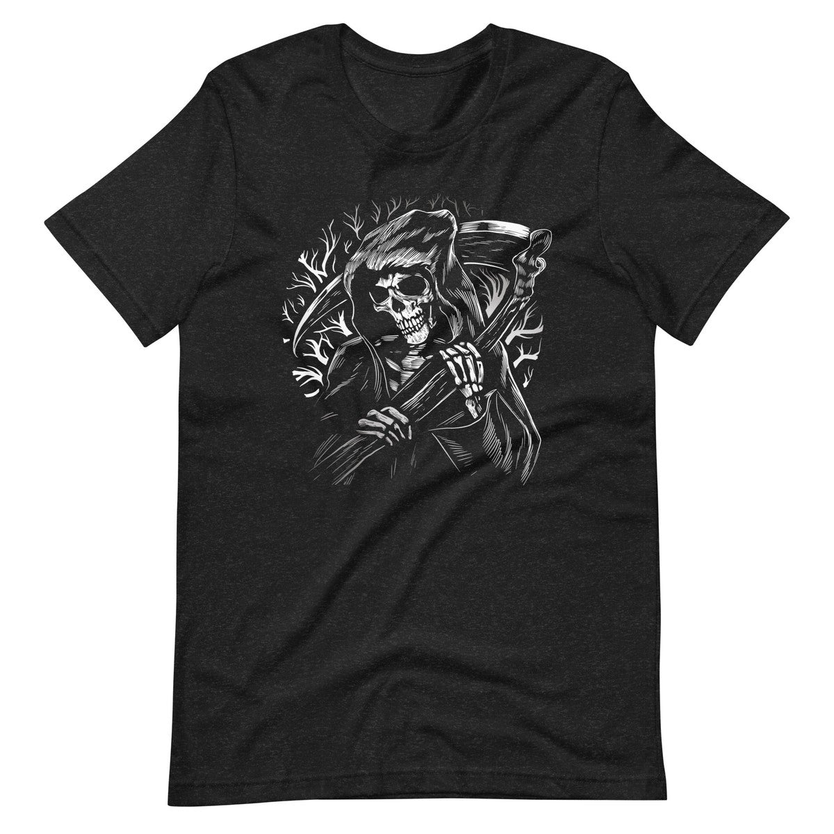 Grim Reaper Gothic Skull Unisex T-Shirt