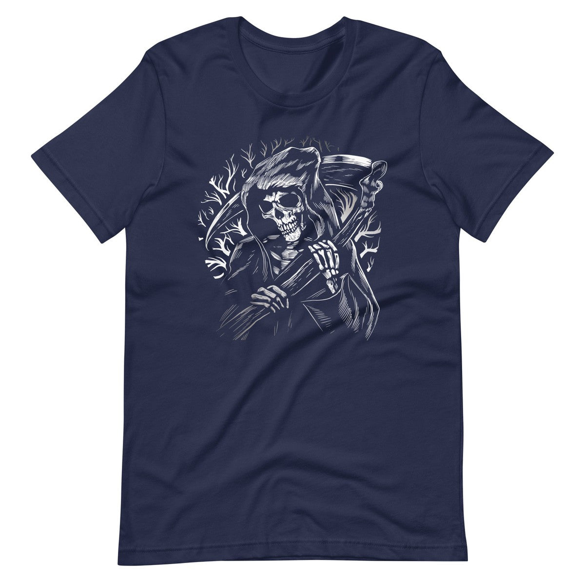 Grim Reaper Gothic Skull Unisex T-Shirt