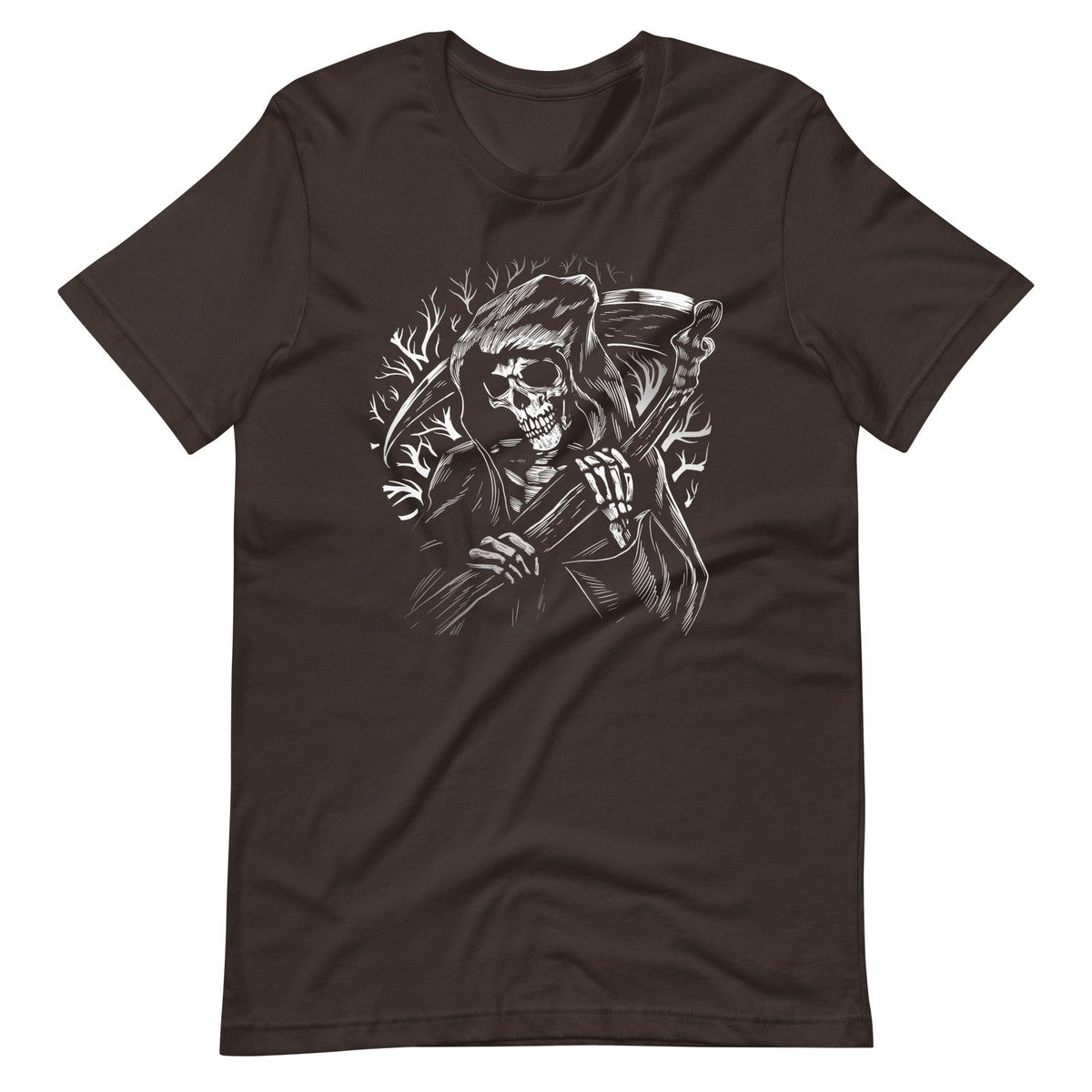 Grim Reaper Gothic Skull Unisex T-Shirt