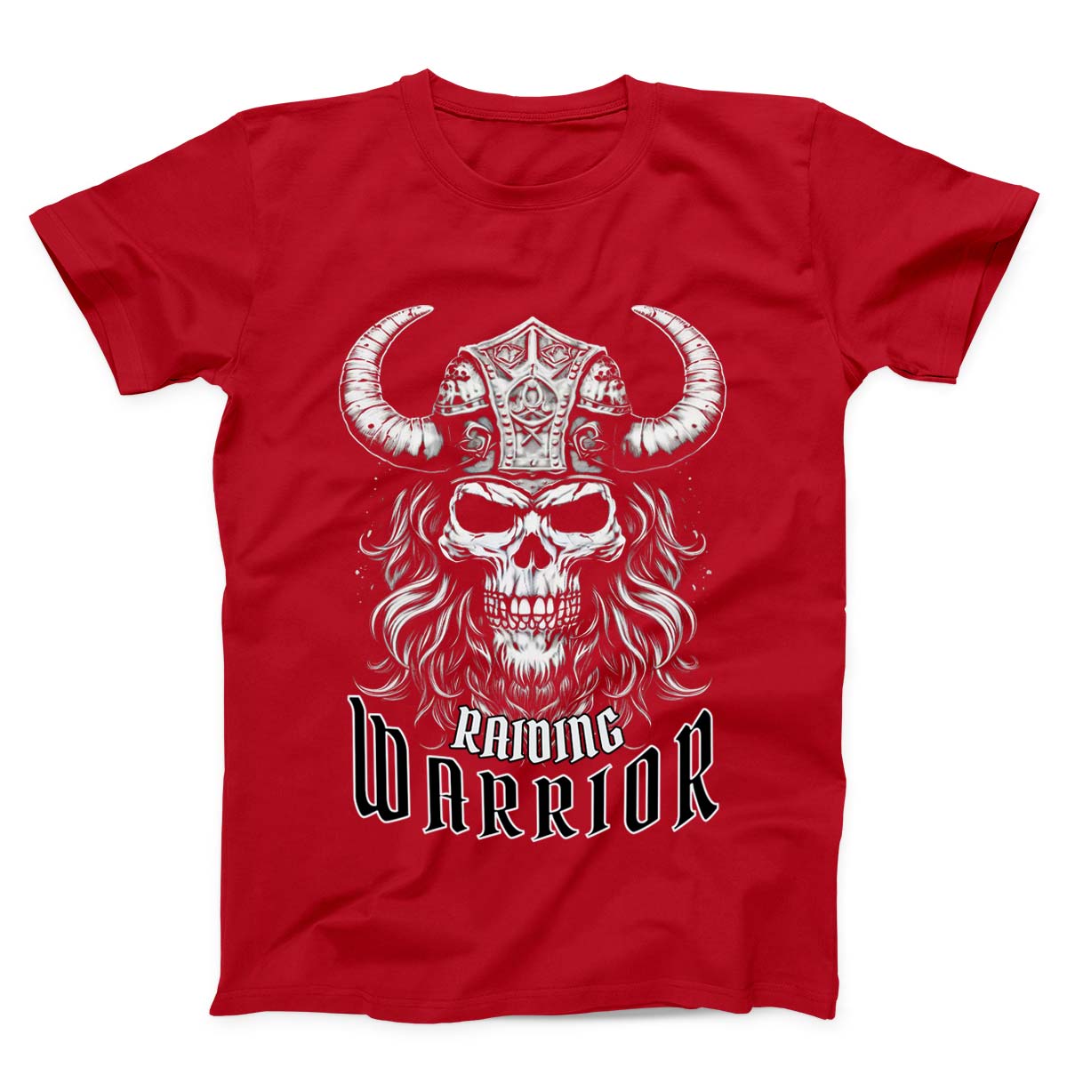 Viking Raiding Warrior Skull Unisex T-Shirt