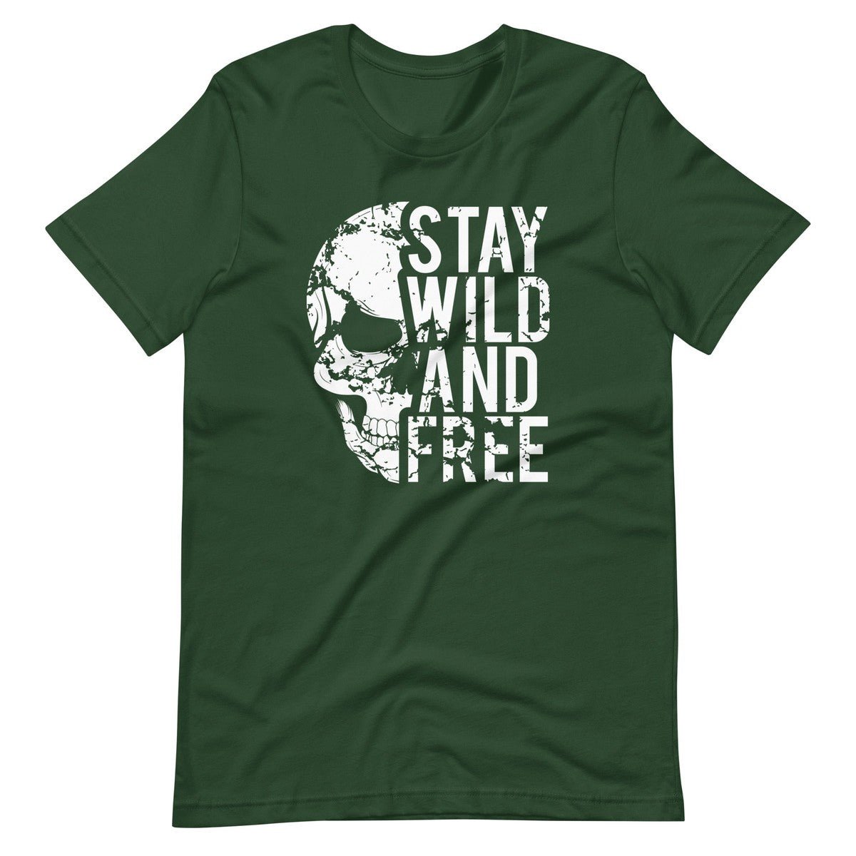 Stay Wild And Free Skull Unisex T-shirt