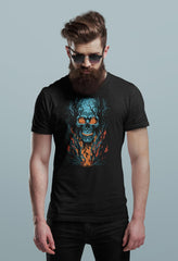 Fiery Skull Unisex T-Shirt