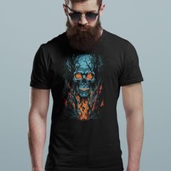 Fiery Skull Unisex T-Shirt