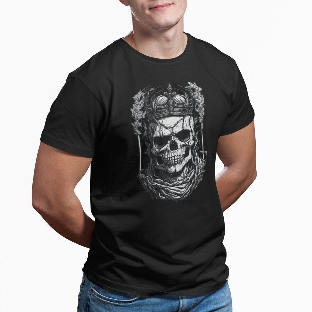 Intricate Crowned Skull Unisex T-shirt